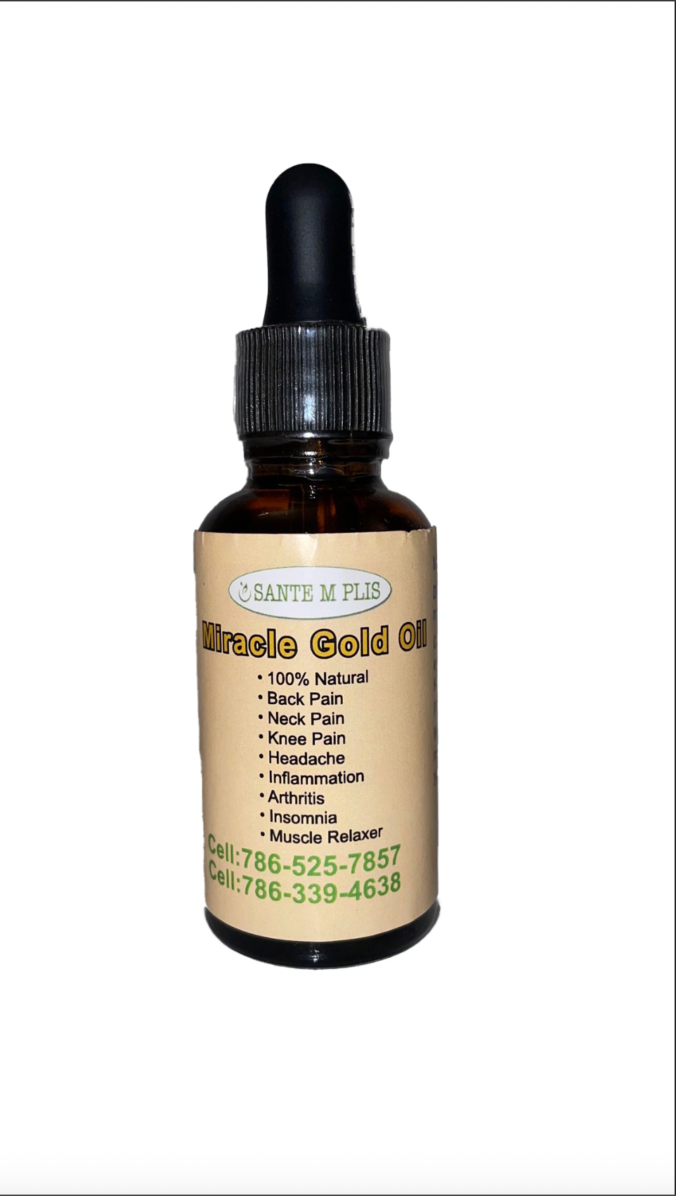 Miracle Gold Oil 1.OZ