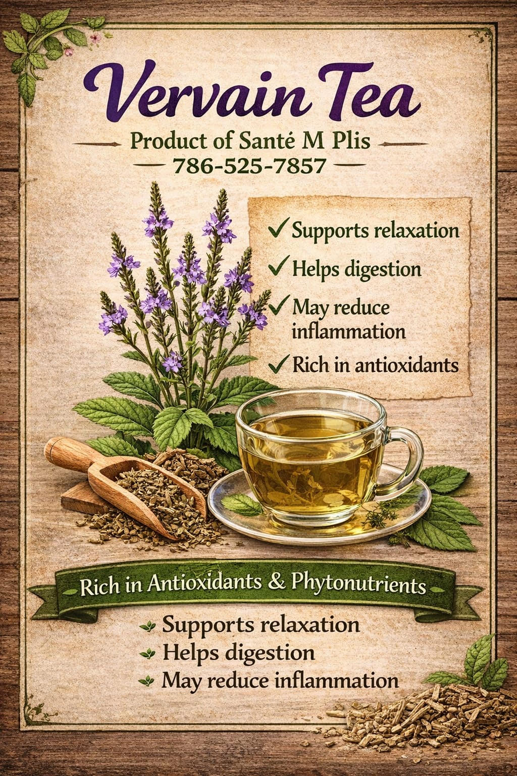 Vervain Tea  20 Tea bags