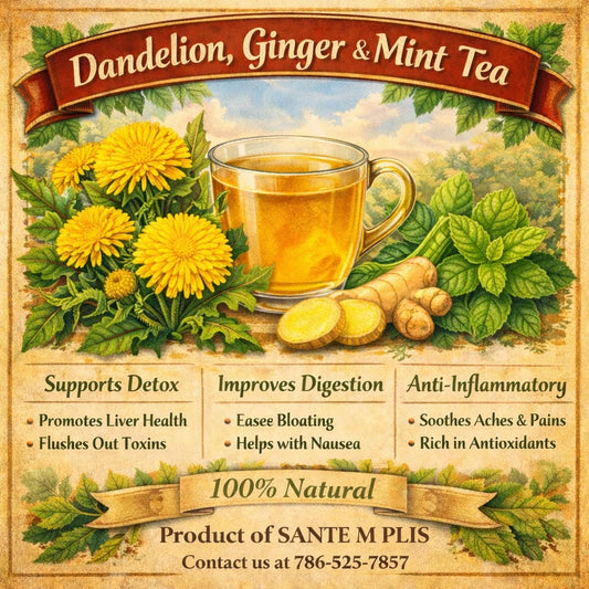 Dandelion, Ginger, & Mint Tea 20 tea bags
