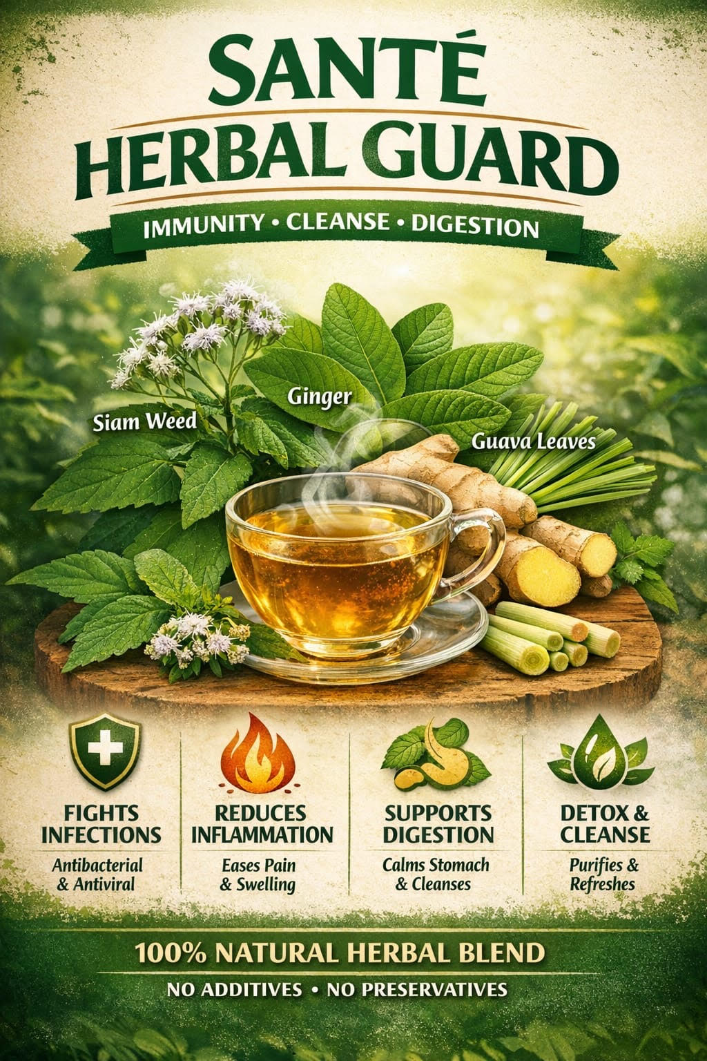 Siam weeds Tea/ Chromolaena Ordorata/Langlichat Te 20 Tea bags